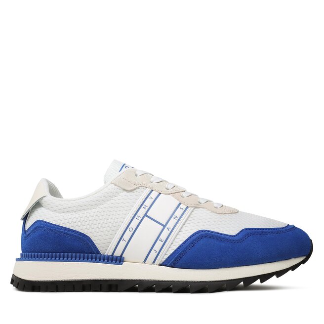 Sneakersy Tommy Jeans Runner Mix Material - Biały