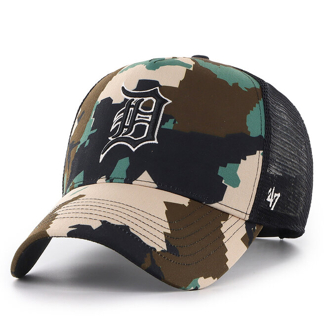 Czapka z daszkiem 47 Brand MLB Detroit Tigers Digital Star ’47 OFFSIDE - Brązowy