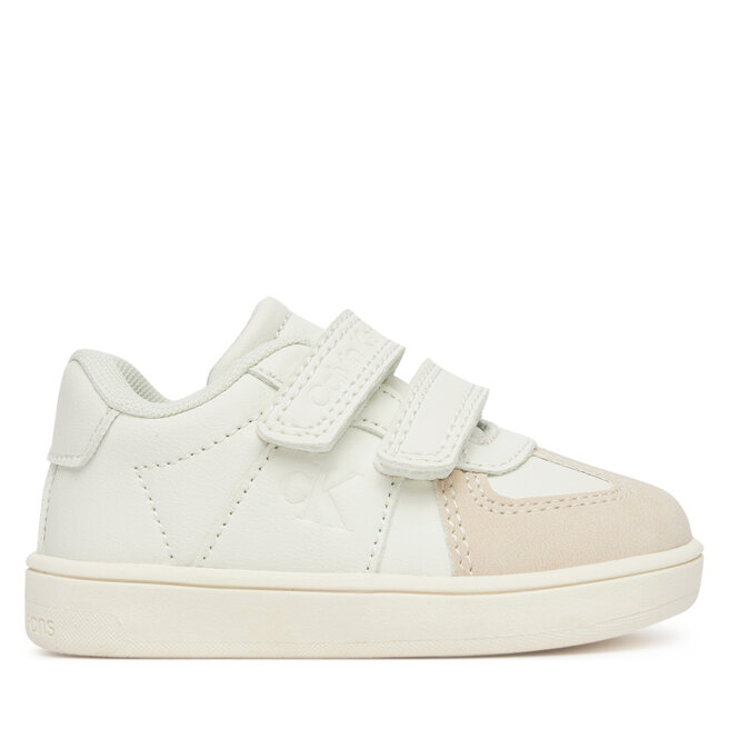 Sneakersy Calvin Klein Jeans Low Cut Velcro Sneaker - M Biały