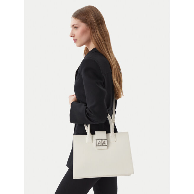 Torebka Armani Exchange XW000305 AF12039 U0011 Kremowy -