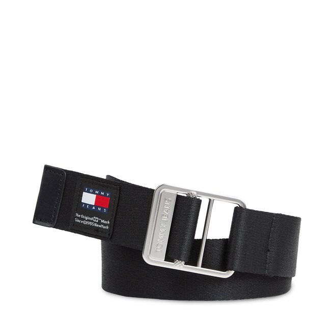 Pasek Męski Tommy Jeans Tjm Webbing 3.5 - Czarny