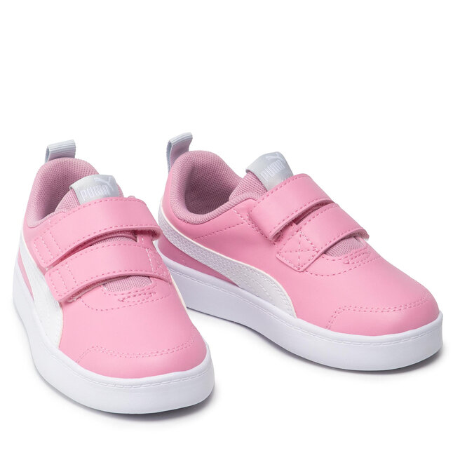 23 V Puma Courtflex Prism Ps v2 Sneakers White 371543 Pink/Puma