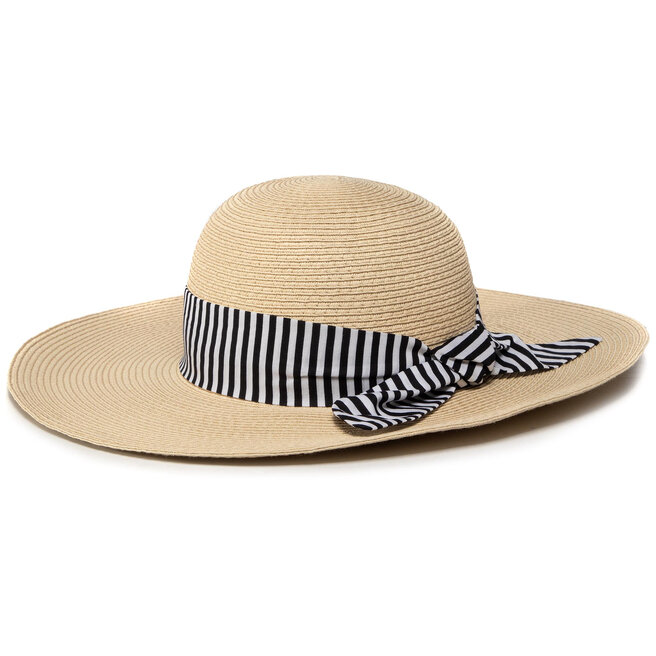 Liu Jo Pălărie Liu Jo Cappello Finta Pagli VA0193 T0300 B.Co Ott/Nero A3571