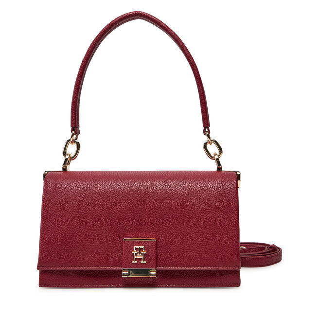Torebka Tommy Hilfiger Th Her Med Crossover - Czerwony