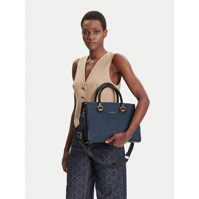 Torebka Liu Jo Ecs M Satchel AF5008 D0001 Granatowy -