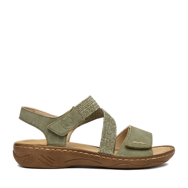 Sandały Rieker CEO-V2862-52 Zielony - kobiece