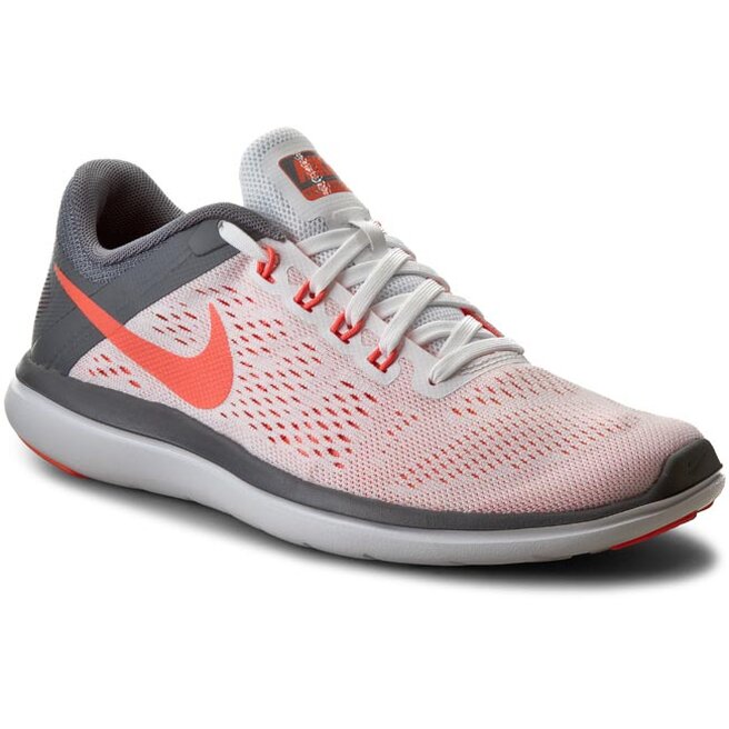 Nike Flex 2016 Rn 830751 101 White Bright Mango Cool Grey
