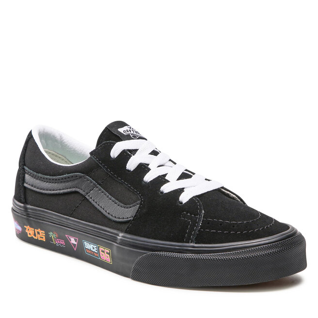 Vans Sneakers aus Stoff Vans Sk8-Low VN0A4UUKB0K1 (Vans Market) Black/Neon