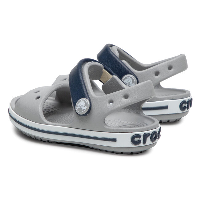Crocs Сандали Crocs Crocband Sandal 12856 Light Grey/Navy
