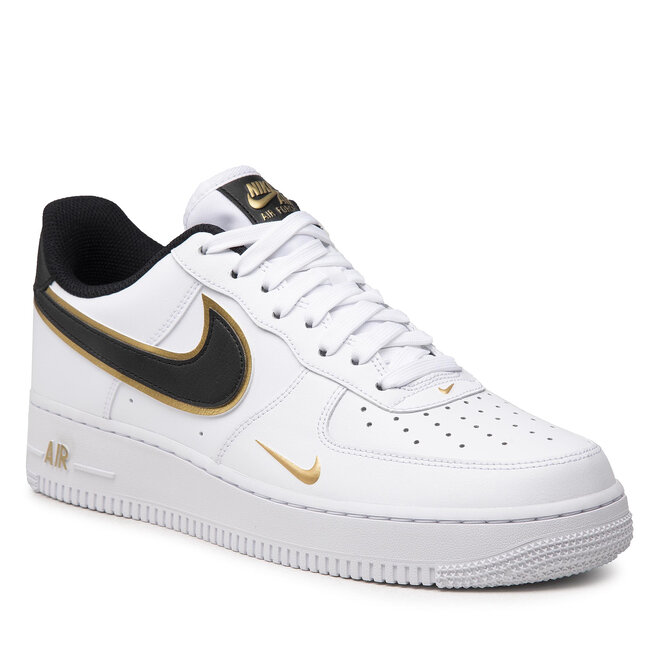 Nike Air Force 1 '07 Lv8 DA8481 100 White/Black/Metallic Gold • Www.zapatos.es