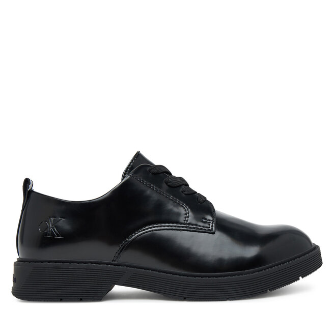 Oxfordy Calvin Klein Low Cut Lace-Up Shoe - D Czarny