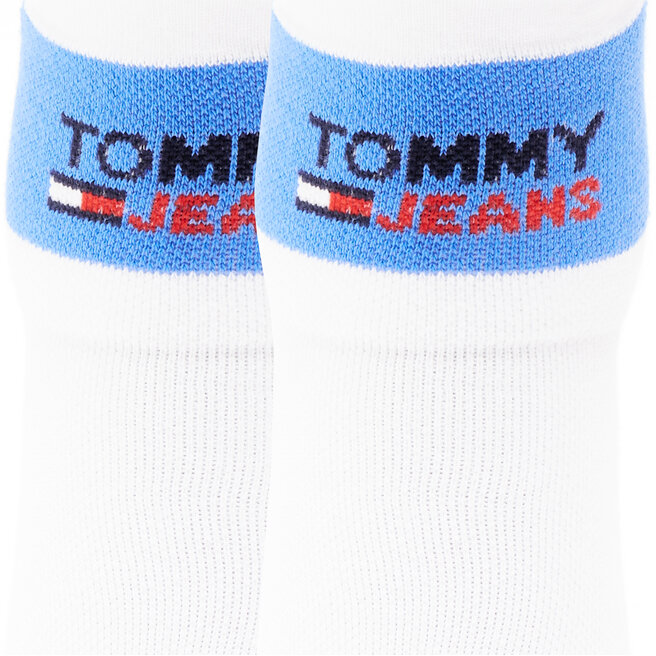 Tommy Jeans Șosete Înalte Unisex Tommy Jeans 701220288 White/Blue 003