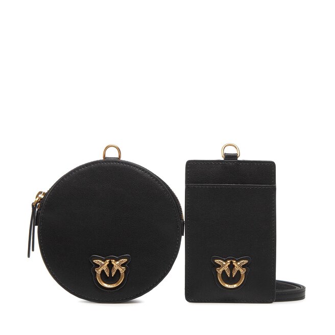 Set Pinko Necklace Mini Bag Simply AI 22-23 PLTT 1P22XM Y5H7 Black Z99Q