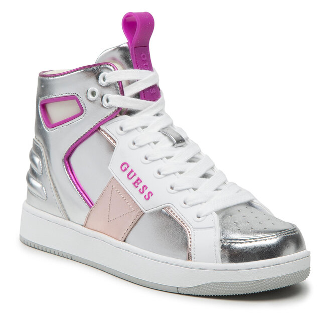 Sneakers Guess Basquet2 FL7B2S LEA12 SILVE