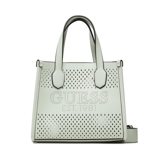 Geantă Guess Katey Perf (WH) Mini Bags HWWH87 69760 MNT (WH) imagine noua gjx.ro