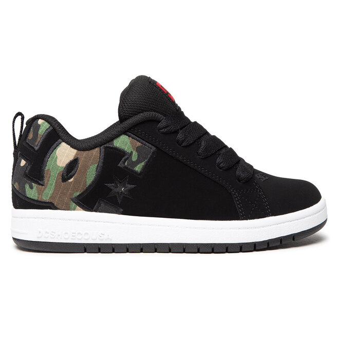 DC Sportcipő DC Court Graffik ADBS100207 Black/Camo Print (0CP)