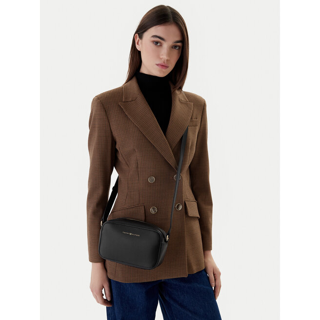 Torebka Tommy Hilfiger Th Logo Camera Bag AW0AW18115 Czarny -