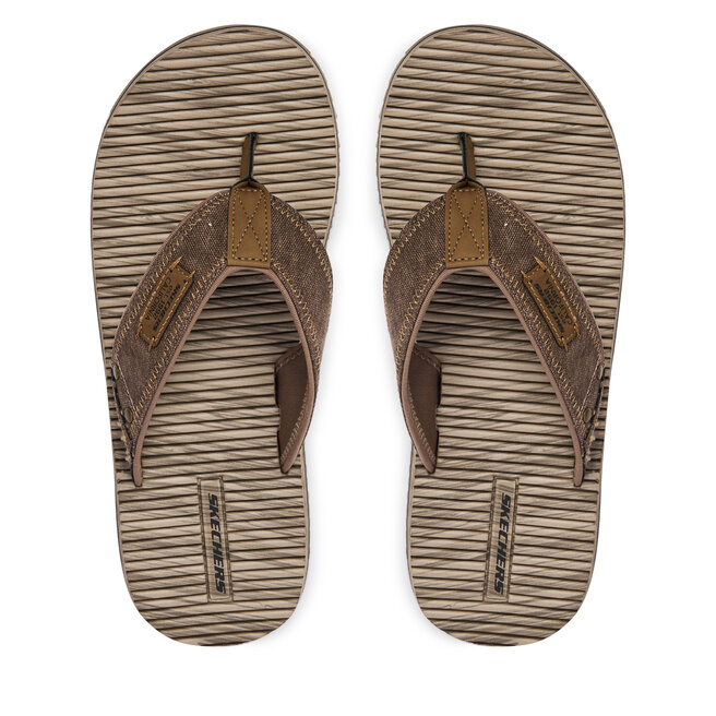 Japonki Skechers Quill - Seaside 205719/BRN Brązowy -