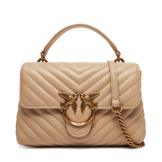 Torebka PINKO Love Lady Puff Mini Cl AI PE 25 PLTT 100044 - Beżowy