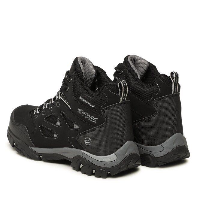 Regatta Trekkingschuhe Regatta Holcombe Iep RMF573 Black/Granite 9V8