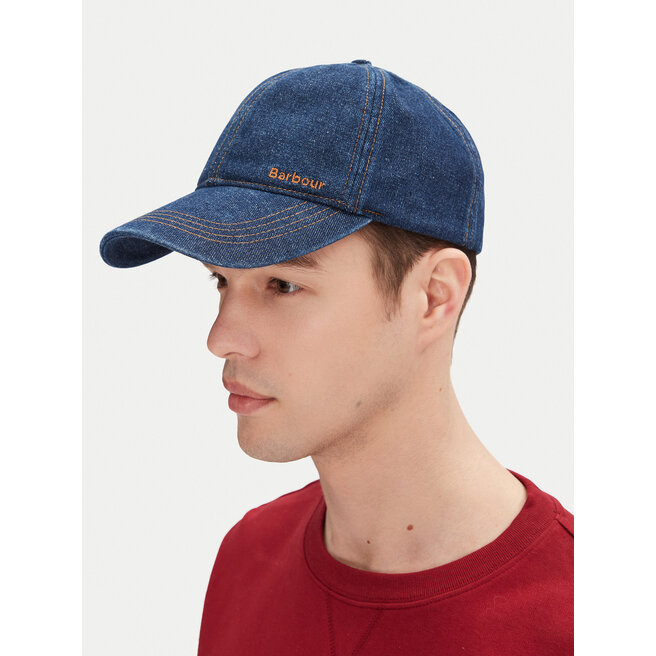 Czapka z daszkiem Barbour Grindle Cap - Niebieski