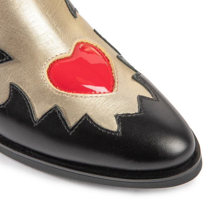 LOVE MOSCHINO Botine LOVE MOSCHINO JA21435G0BJE190A Vit.Ne/Bi