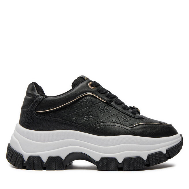 Sneakersy Guess Berrett FLTBER - Czarny