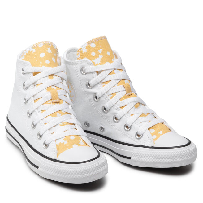 Converse Teniși Converse Ctas Hi A01193C White/Cyber Mango/Black