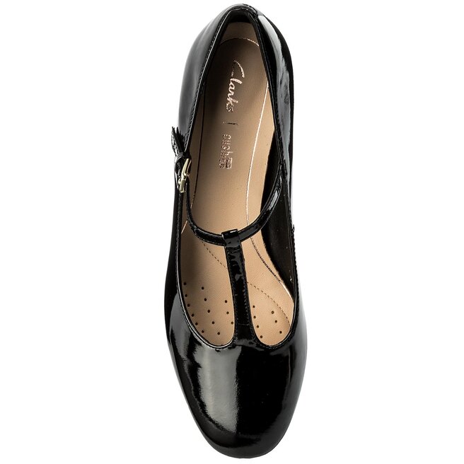 Zapatos Clarks Orabella Fern 261282384 Black Patent zapatos.es