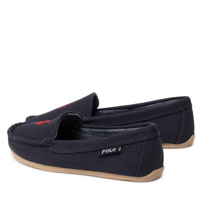 Polo Ralph Lauren Pantofole Polo Ralph Lauren Declan RF103616 Navy/Red