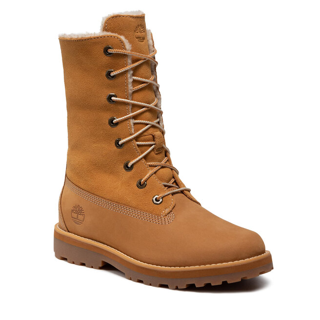 Timberland Polokozačky Timberland Courma Kid Shrl TB0A2NUH2311 Wheat Nubuck