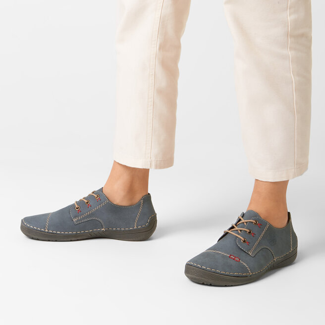 Rieker Polobotky Rieker 52520-15 Blau