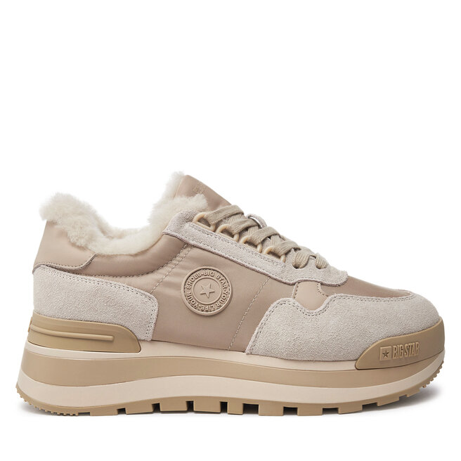Sneakersy Big Star Shoes - Beżowy