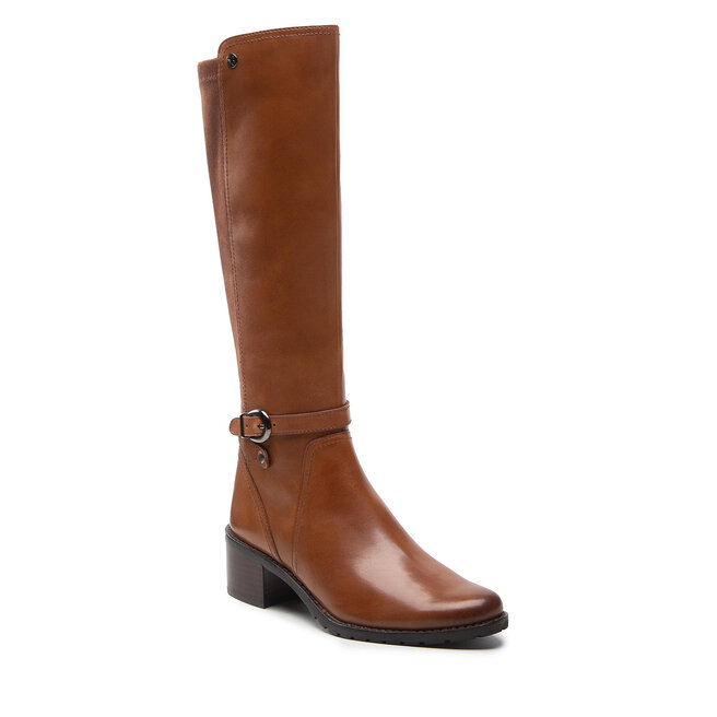 Caprice Kozačky Caprice 9-25520-29 Cognac Comb 313