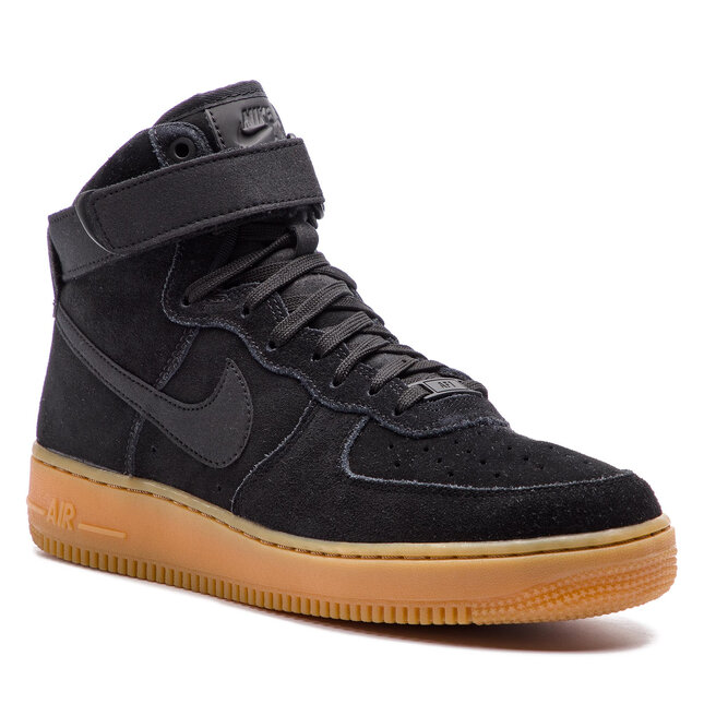 Zapatos Nike Air Force 1 LV8 Suede AA1118 001 Black/Black/Gum Med Bown • Www.zapatos.es