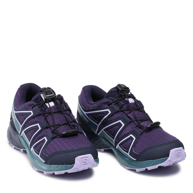 Salomon Pantofi Salomon Speedcross Cswp J 414470 09 M0 Grape Juice/Mallard Blue/Lavender