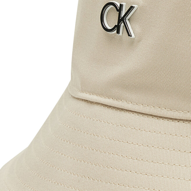 Calvin Klein Klobouk Calvin Klein Outlined Bucket K50K508253 Stony Beige ACE
