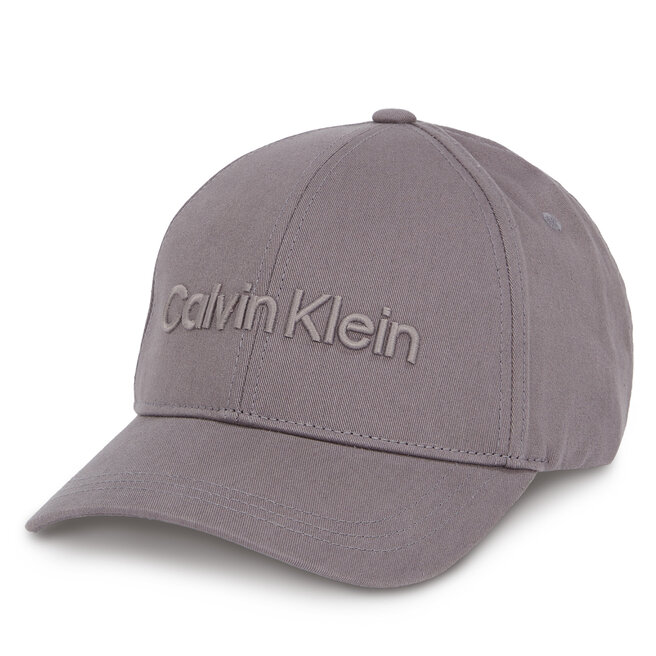 Czapka z daszkiem Calvin Klein Embroidery Bb Cap - Szary