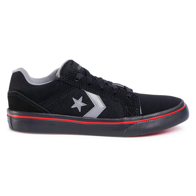 Converse el distrito black top red