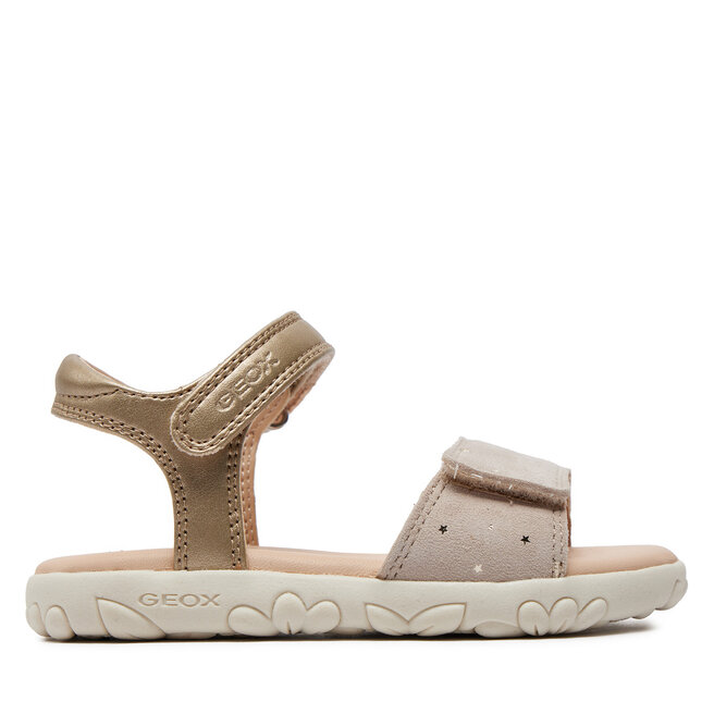 Sandały Geox J Sandal Haiti Girl J028ZA 007NF - M Złoty