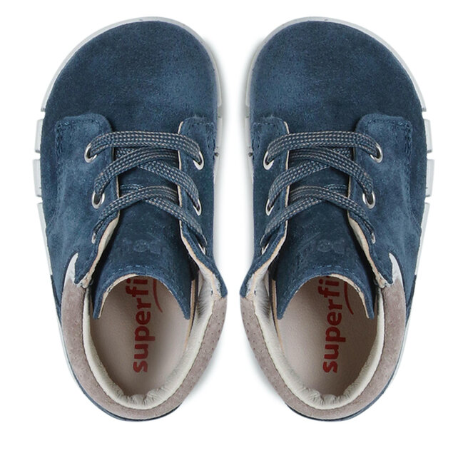 Superfit Kotníková obuv Superfit 1-006334-8010 Blau/Beige
