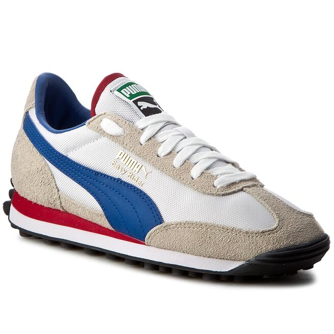 Puma easy rider clearance trainers white/true blue