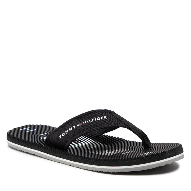 Flip flop Tommy Hilfiger Massage Footbed Beach Sandal FM0FM03979 Black BDS BDS