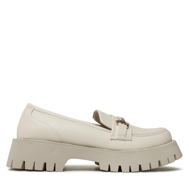 Loafersy DeeZee H3657-2 Beżowy - kobiece