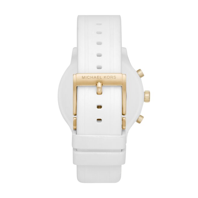 Reloj Michael Kors unisex MKT5071 tono blanco Smartwatch - Simaro.co