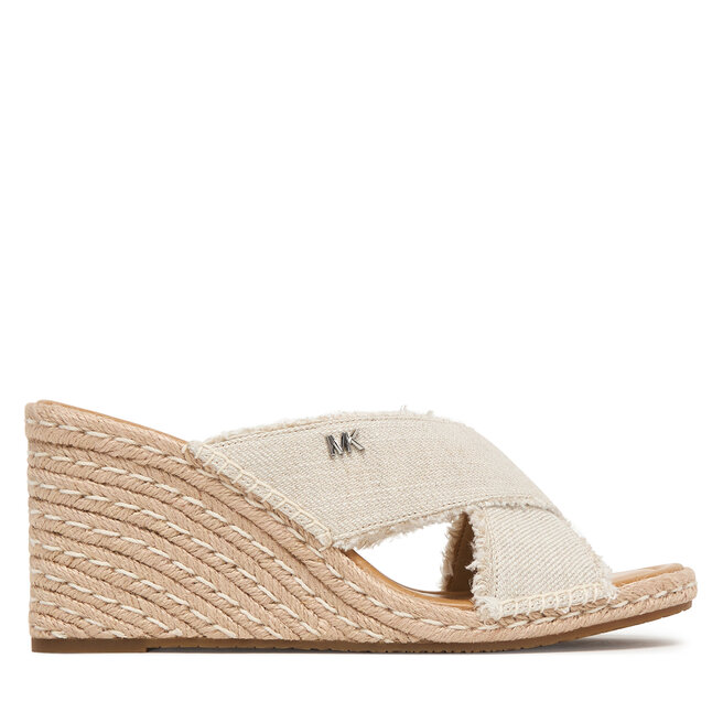 Espadryle MICHAEL Michael Kors Kenzie 40S6KZMS5D Beżowy - kobiece