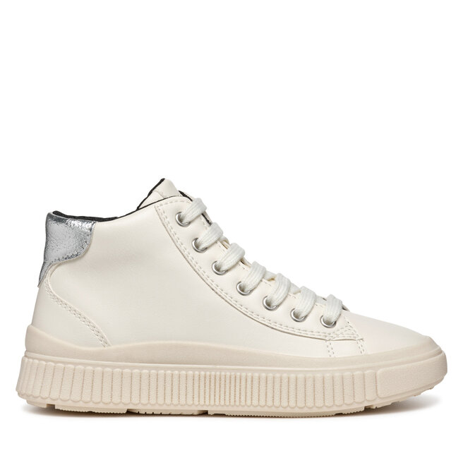 Sneakersy Geox J Laquinny Girl J46M3F 000BC - M Écru