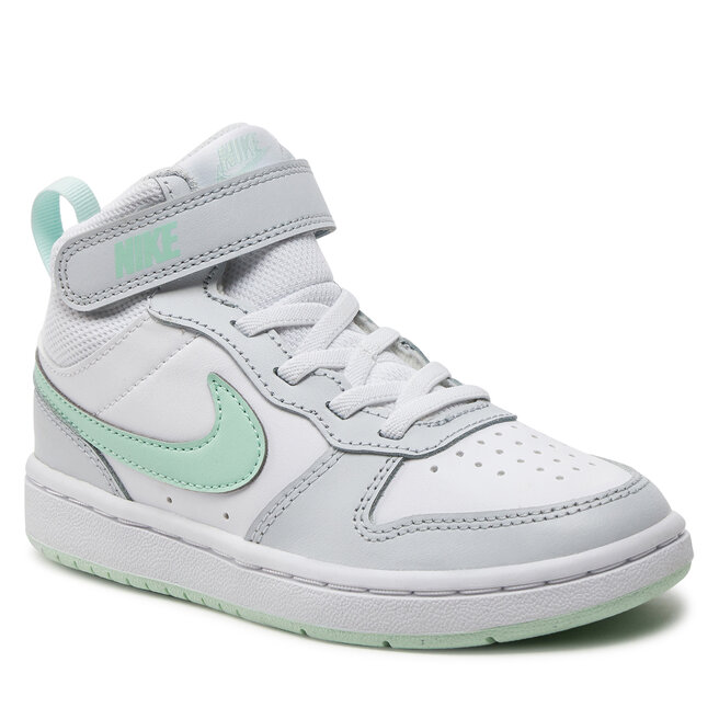 Sneakers Nike Court Borough Mid 2 (PSV) CD7783 011 Alb epantofi ro