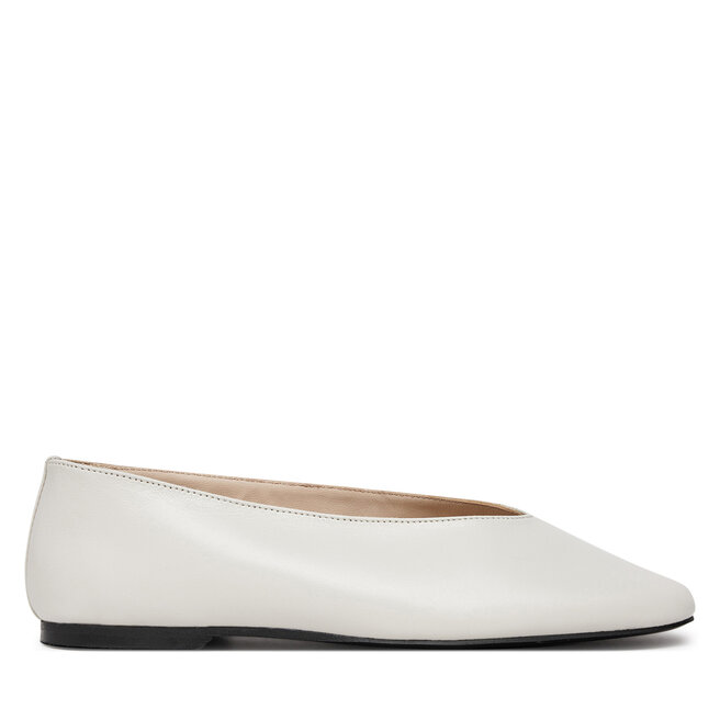 Baleriny Calvin Klein HW0HW02441 Écru -