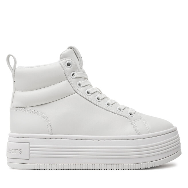 Sneakersy Calvin Klein Bold Platf Mid Oh Mg Lth - Biały